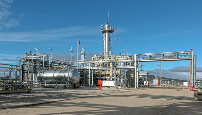 Planta extractora de gas natural